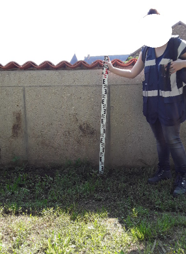 photo du repère de près