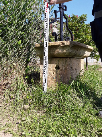 photo du repère de près