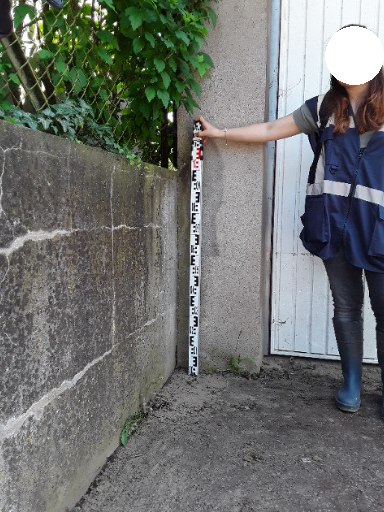 photo du repère de près