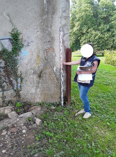 photo du repère de près