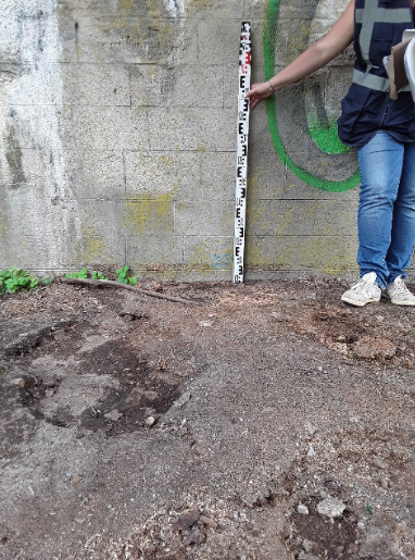 photo du repère de près
