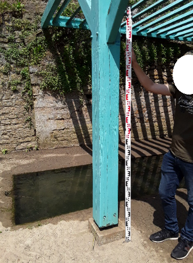 photo du repère de près