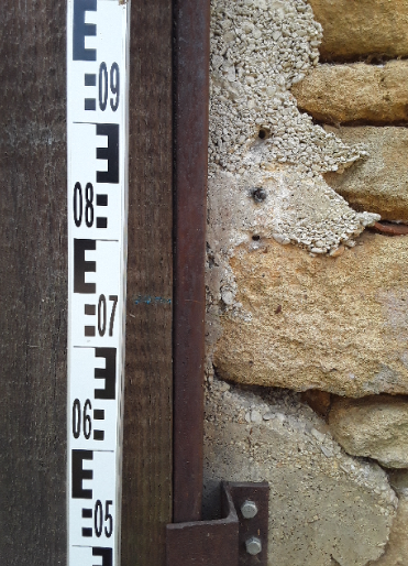 photo du repère de près