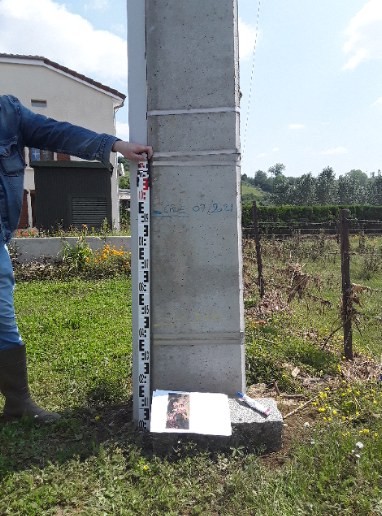 photo du repère de près
