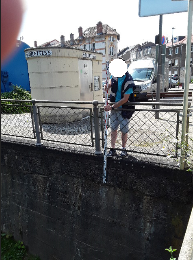 photo du repère de près
