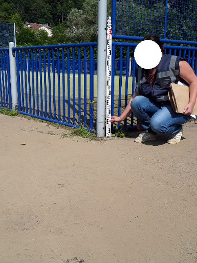 photo du repère de près