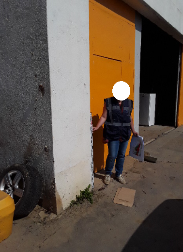 photo du repère de près