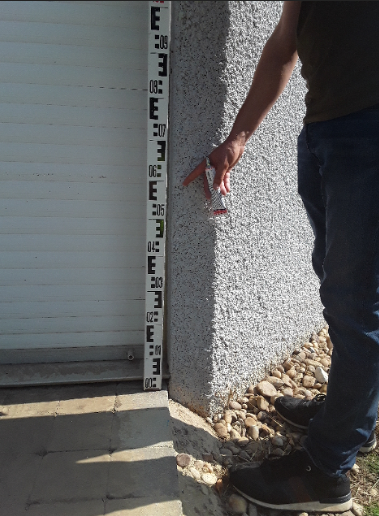 photo du repère de près