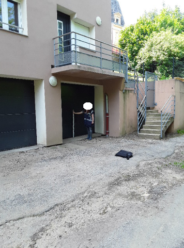 photo du repère de loin