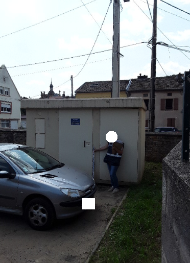 photo du repère de loin