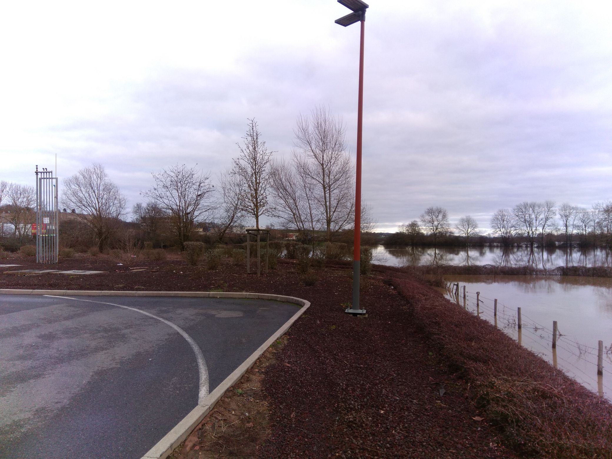Vue du site en 2021