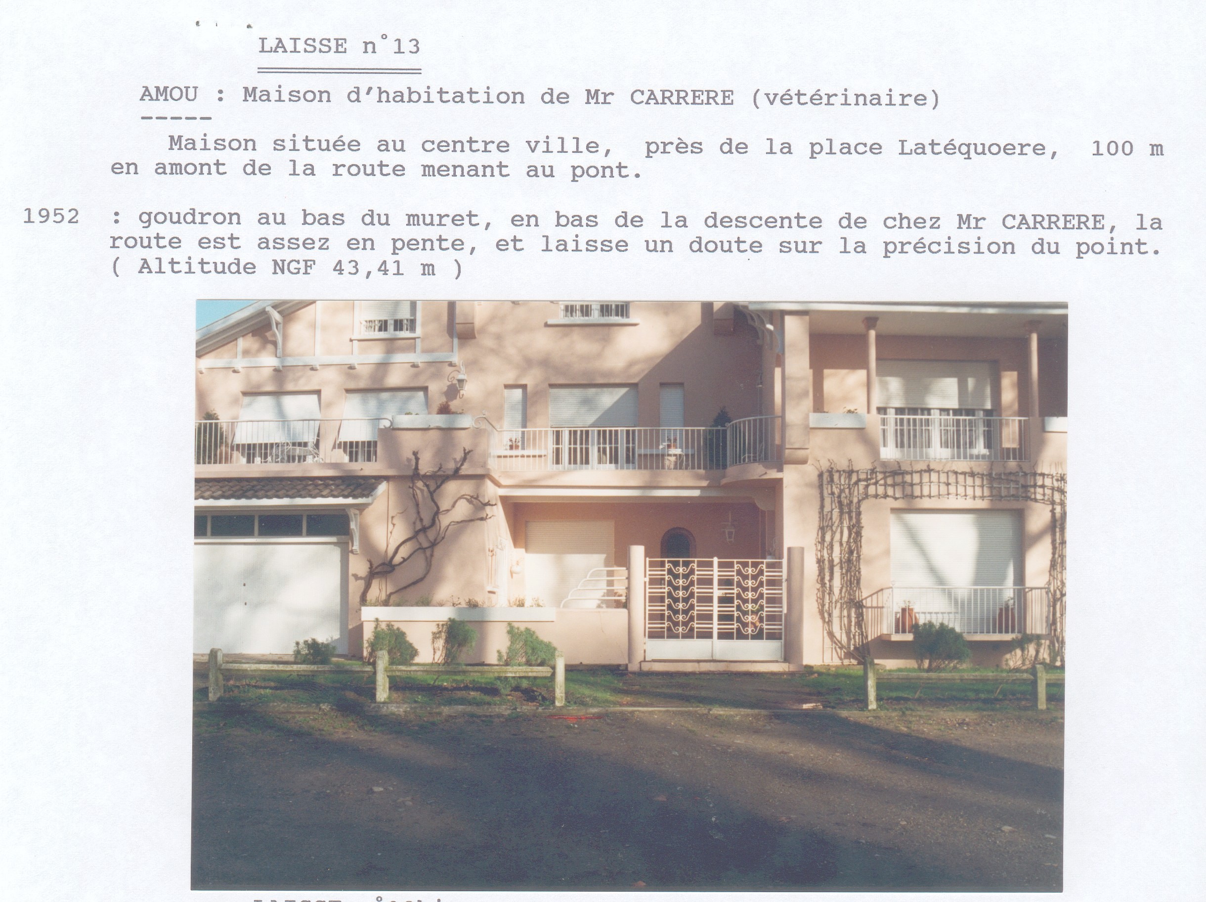 Photo issue du recensement