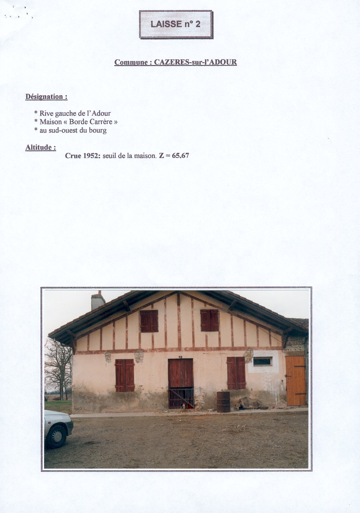 Photo issue du recensement