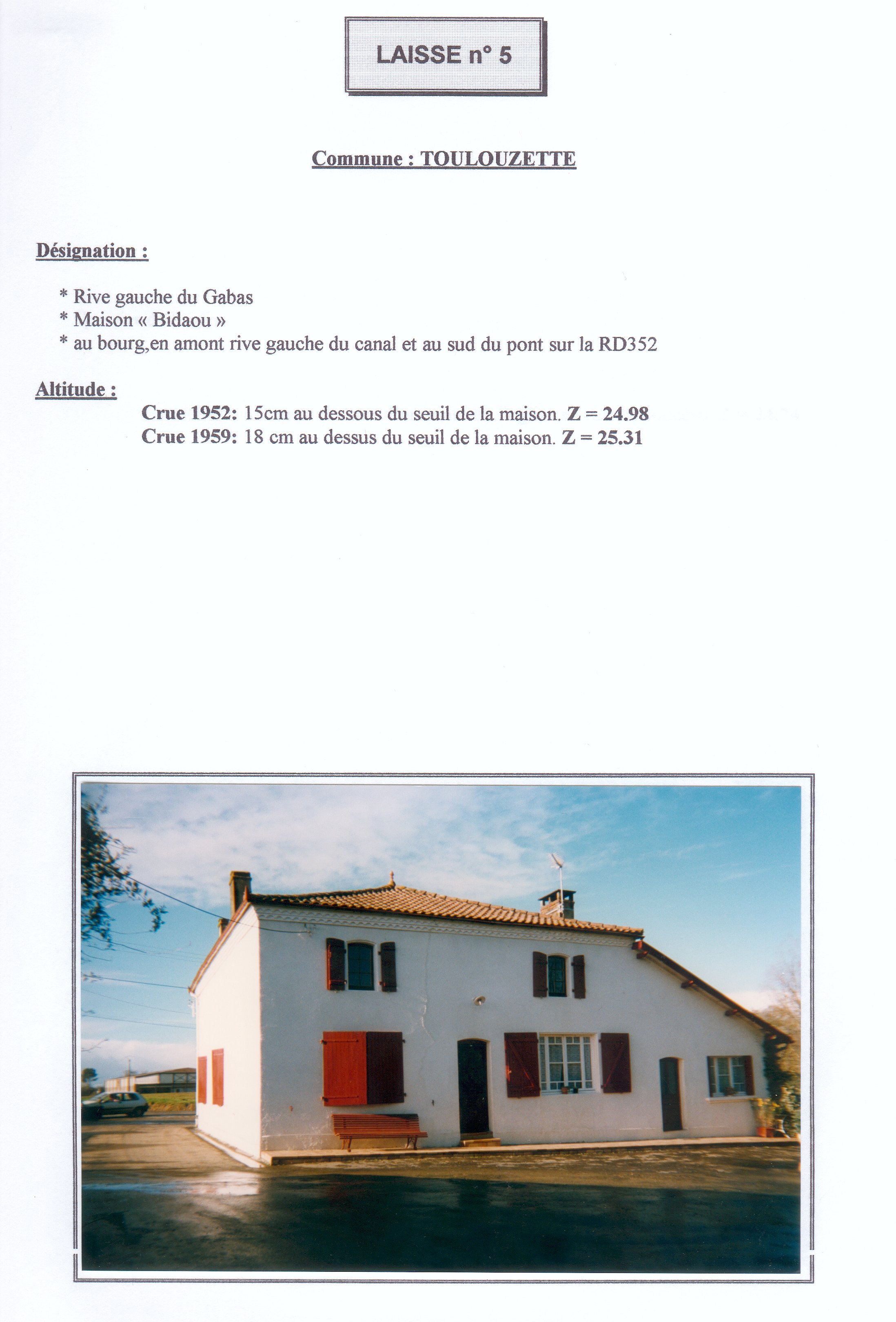 Photo issue du recensement
