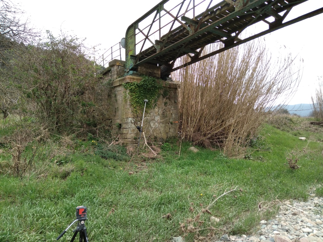 Culée de la passerelle