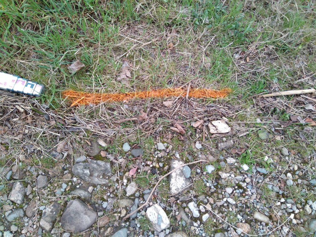 Dépôt sur le chemin