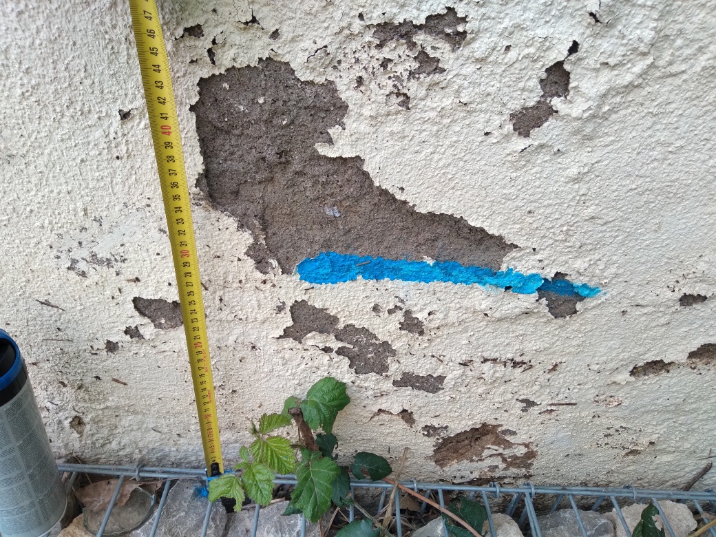 Trace sur le mur