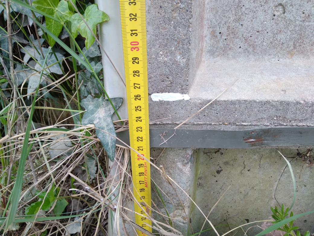 Trace sur le pylône