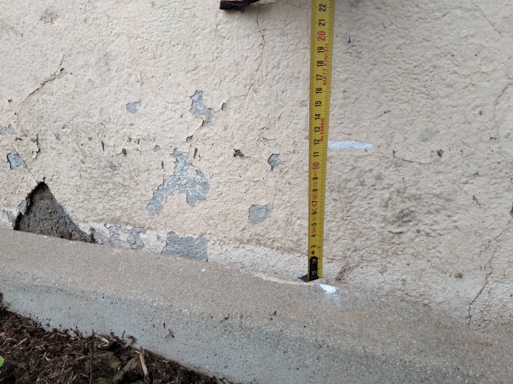 Trace sur le mur