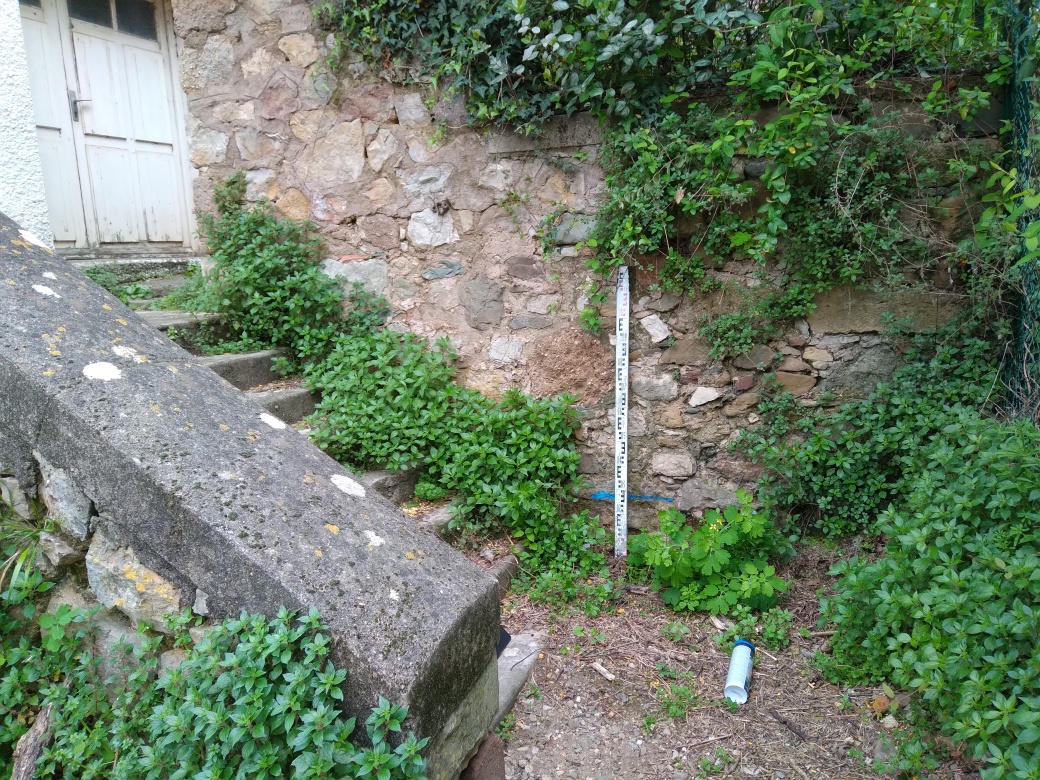Muret des escaliers