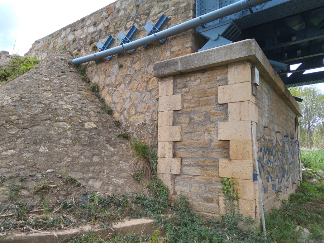 Culée du pont 