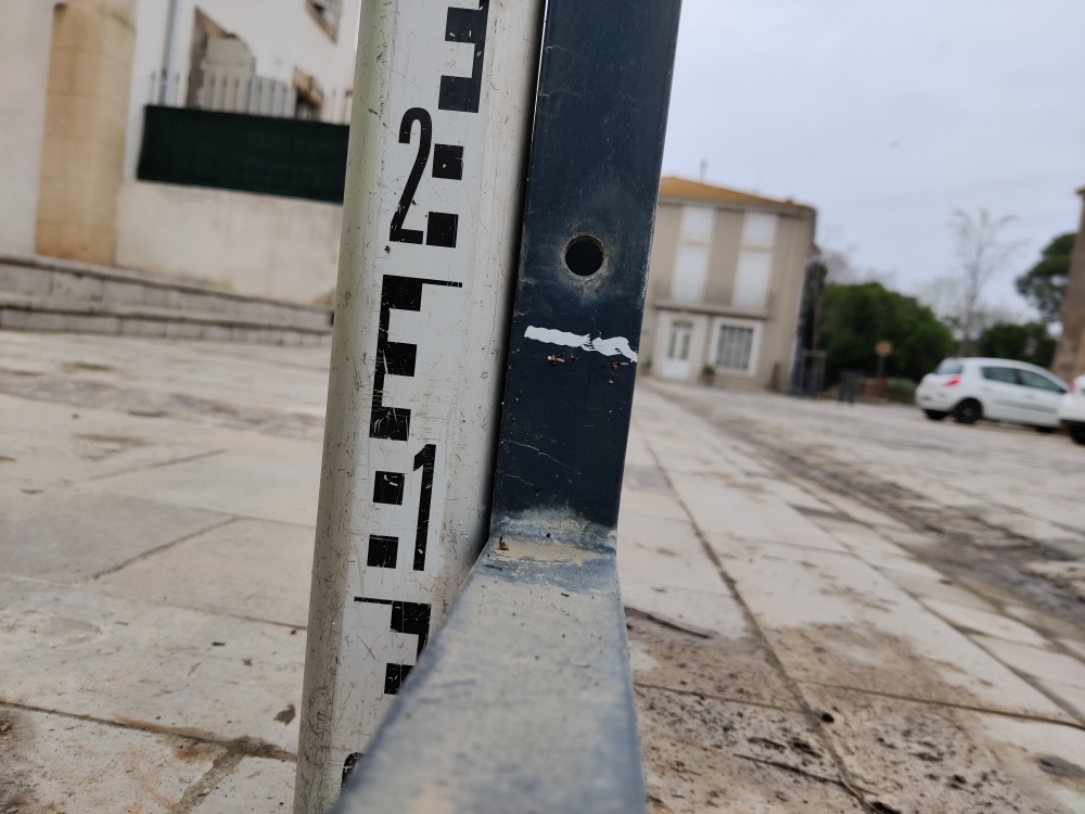 Trace sur le barrière
