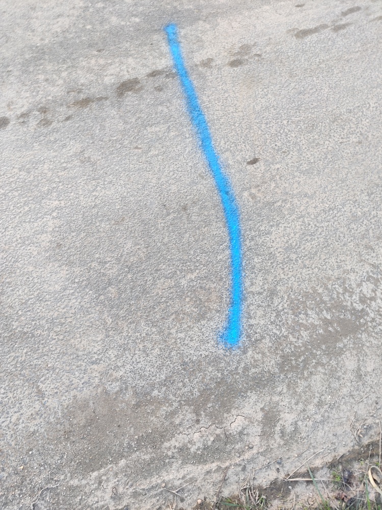 Dépôt sur la chaussée