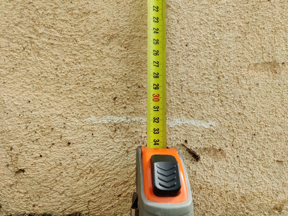 Trace sur le massif Béton