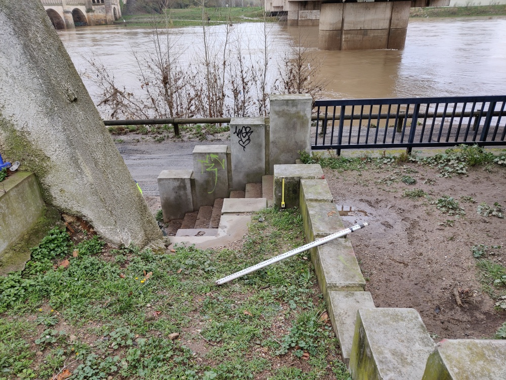Muret des escaliers