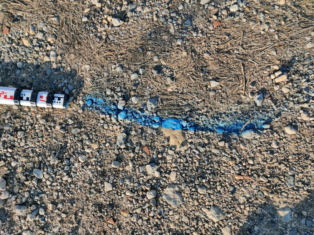 Dépôt sur le chemin