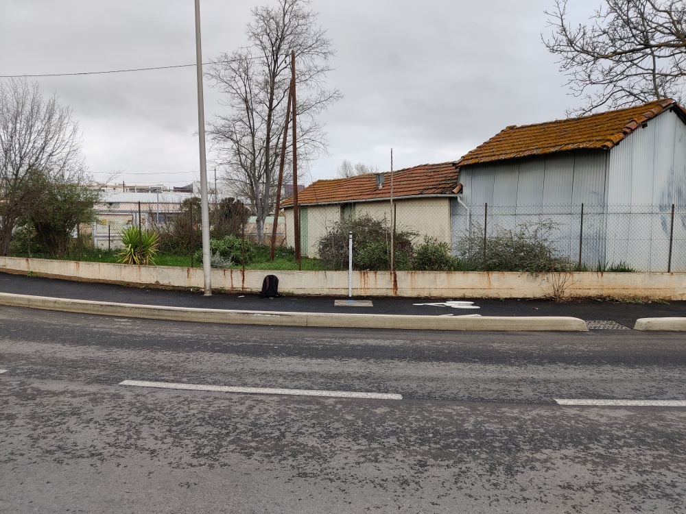 Muret de clôture