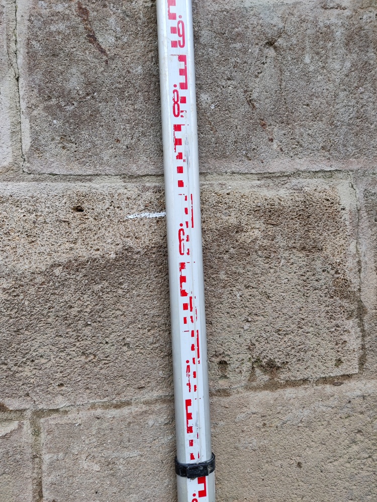 Trace sur la culée RD