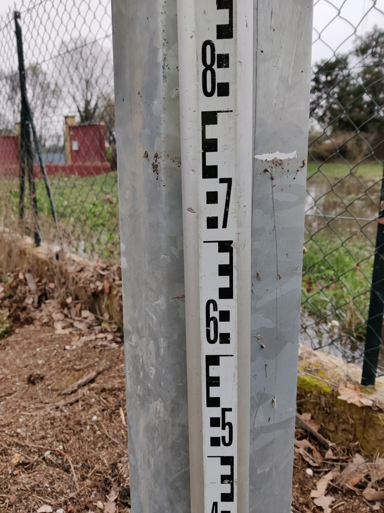 Trace sur le pylône