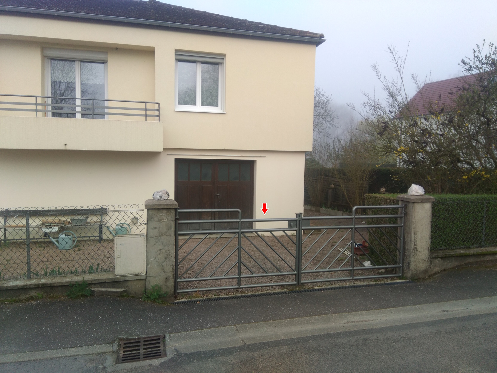 Vue du site en 2024