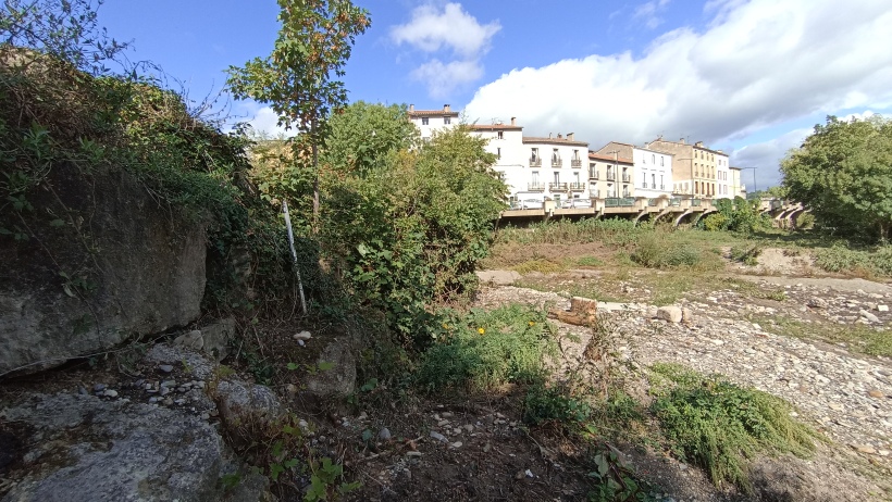 Vue du site, auteur: OTEIS, 2023