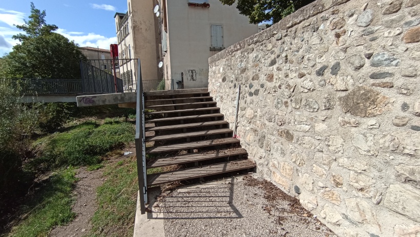 Vue du site, auteur: OTEIS, 2023