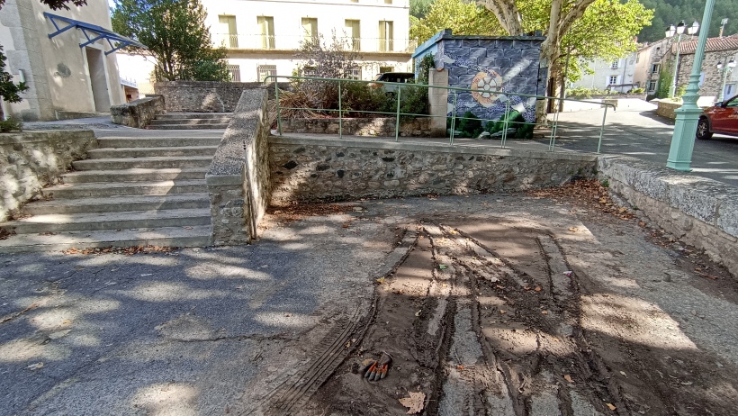 Vue du site, auteur: OTEIS, 2023
