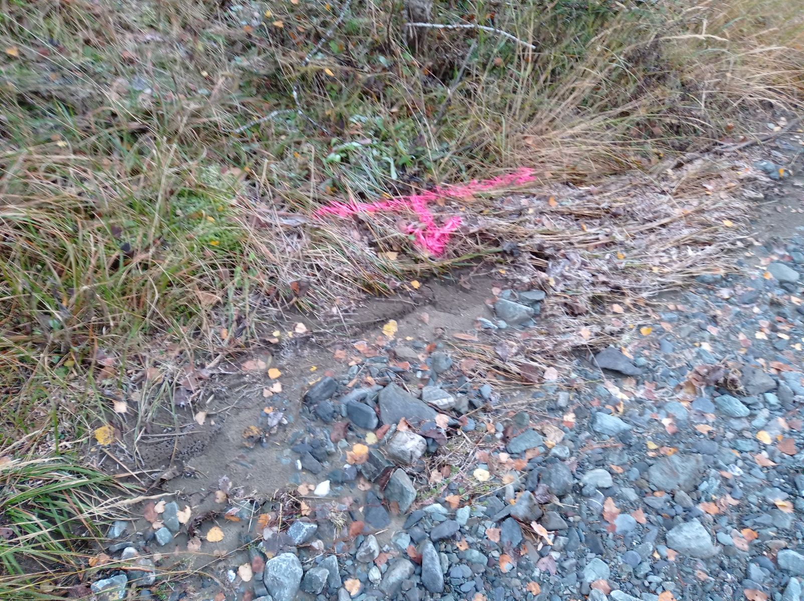 Vue rapprochée du repère. Photo © AGERIN 2023