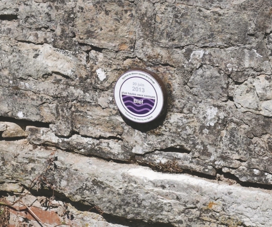 Vue rapprochée du repère