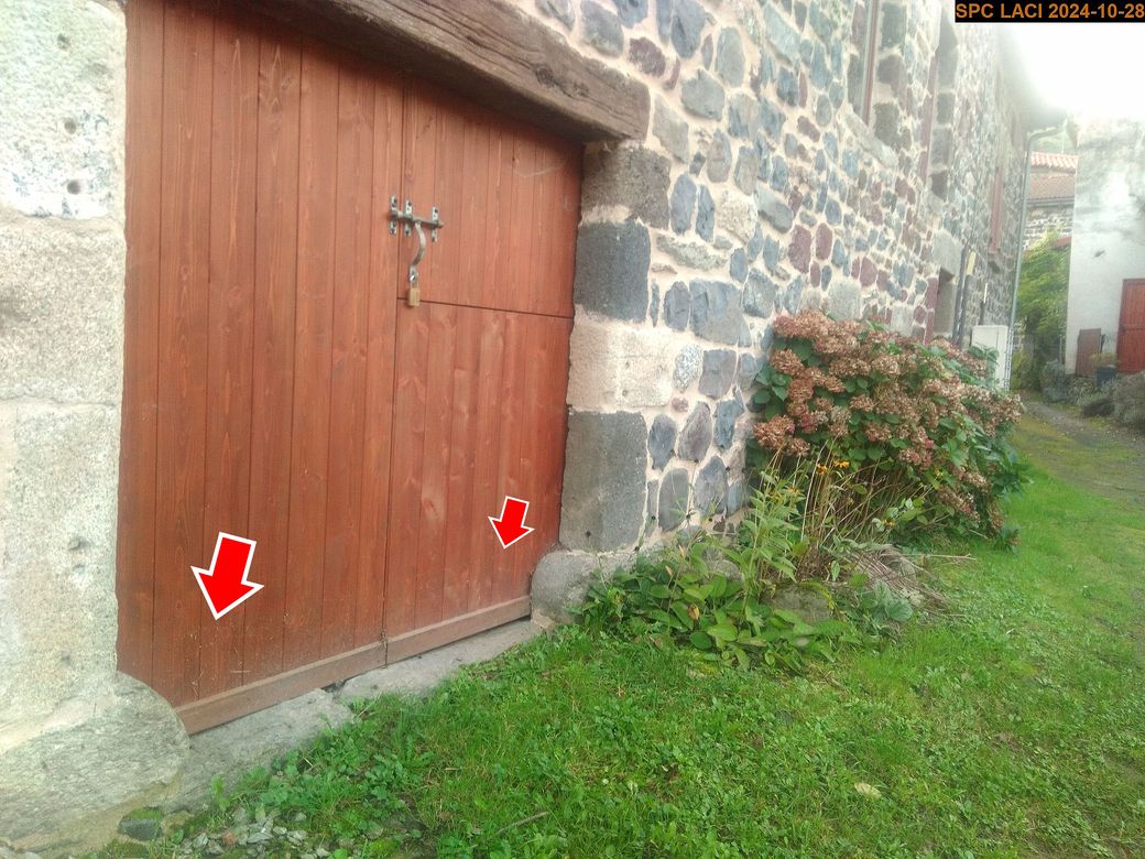 Vue du repère, en 2024