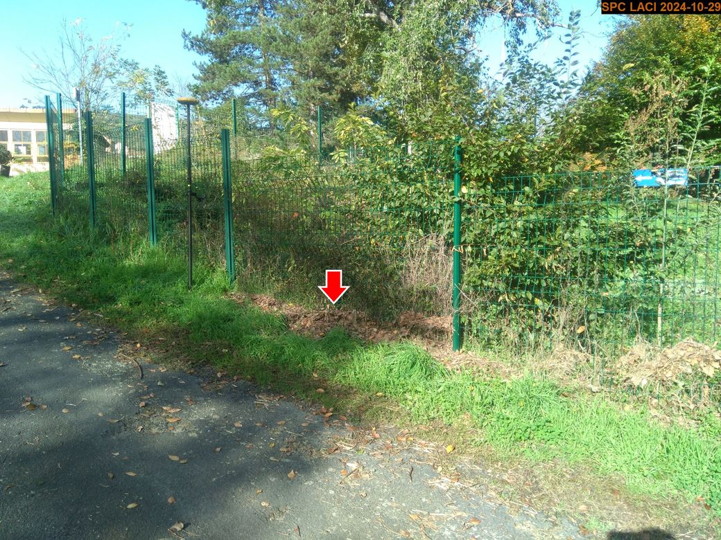 Vue du repère, en 2024