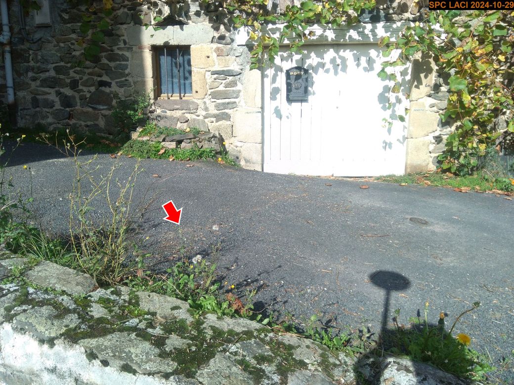 Vue du repère, en 2024