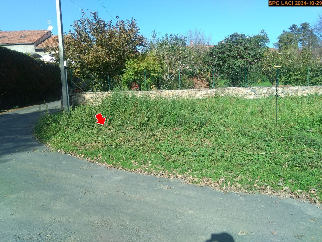 Vue du repère, en 2024