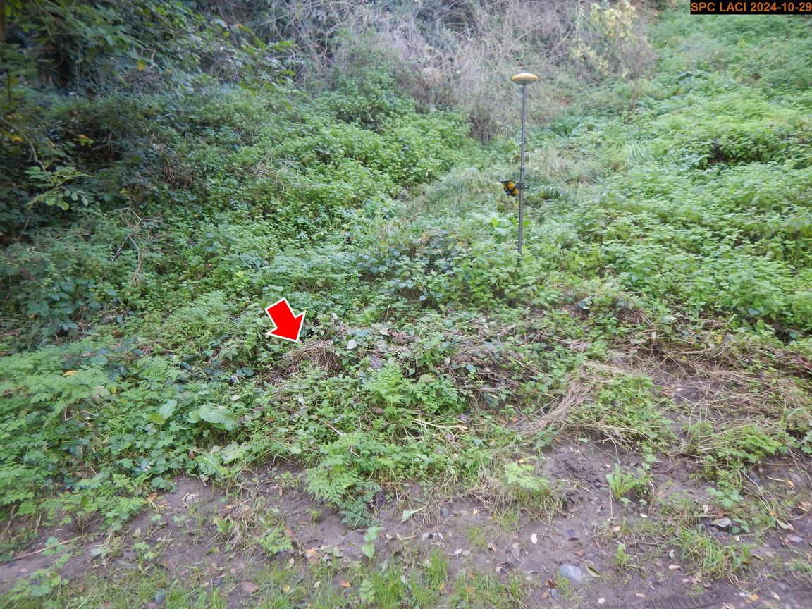 Vue du repère, en 2024