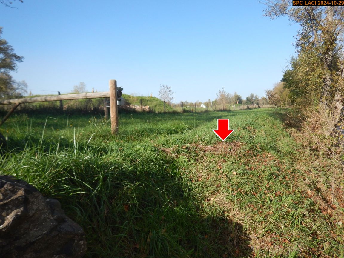 Vue du repère, en 2024