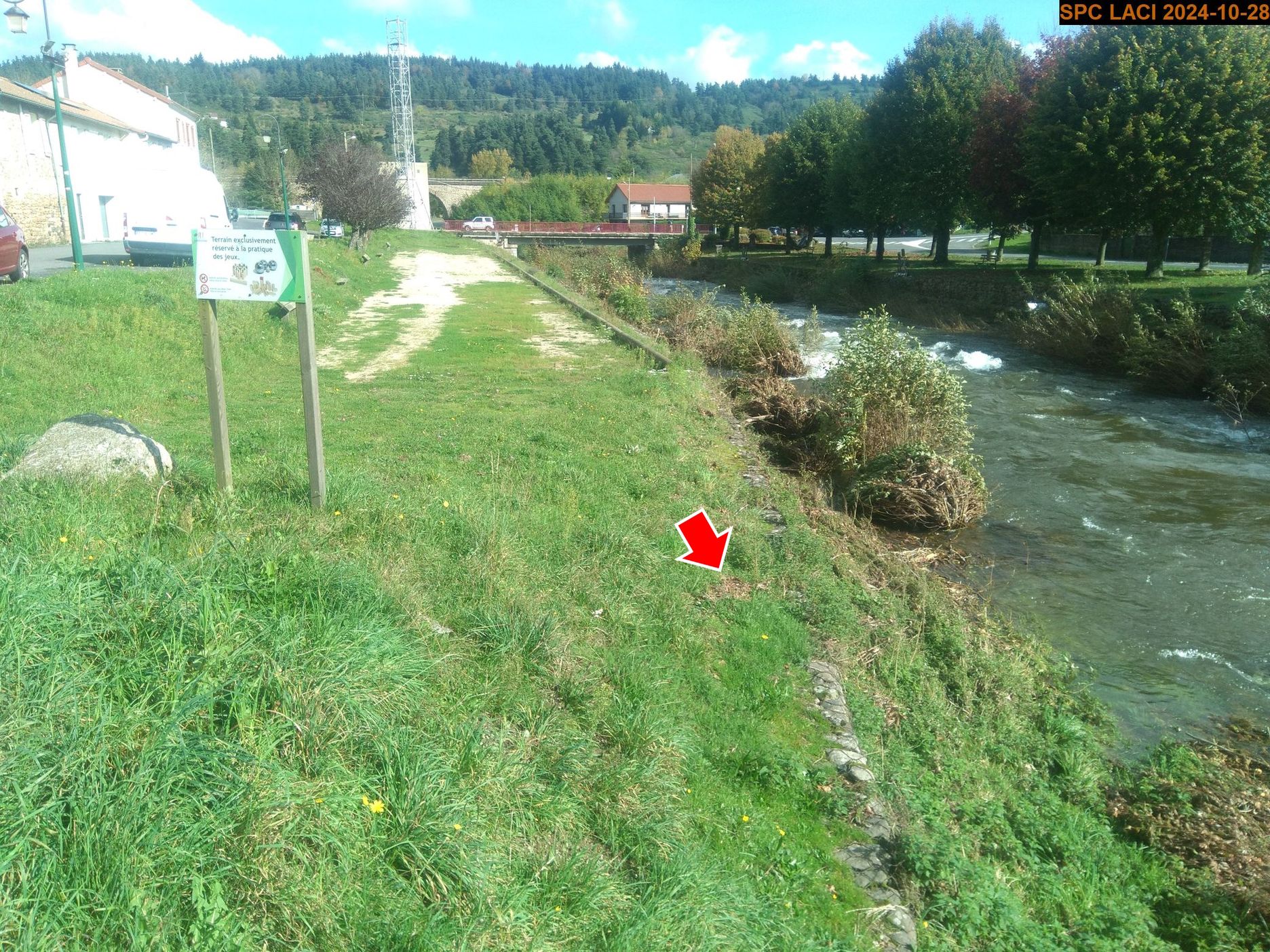 Vue du repère en 2024