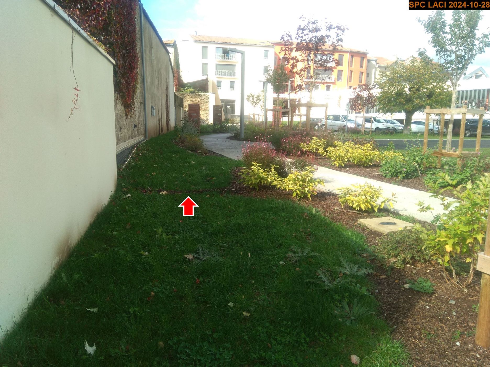 Vue du site en 2024