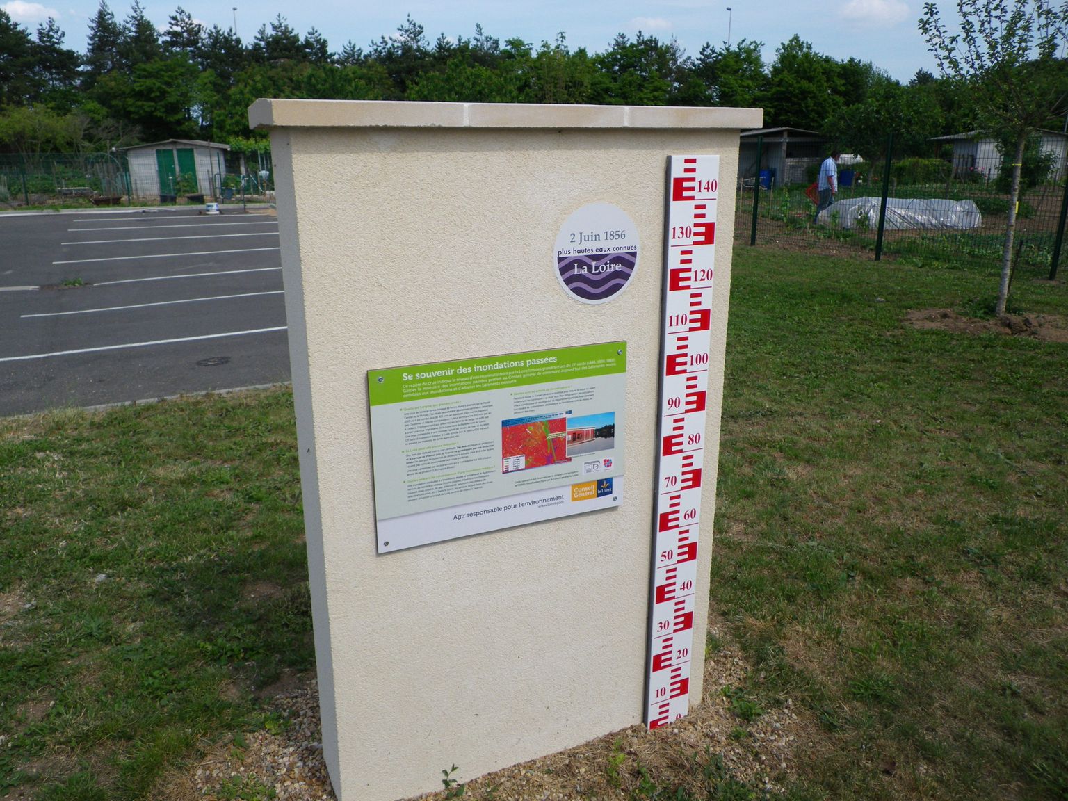 Vue du site en 2011, source : département du Loiret.