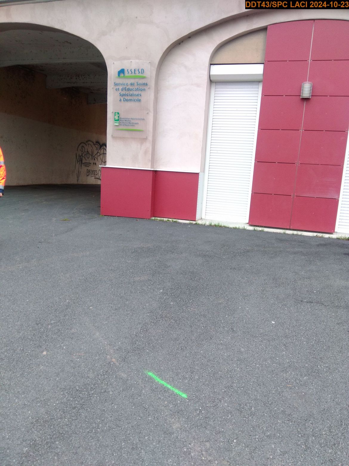 Vue du repère, en 2024