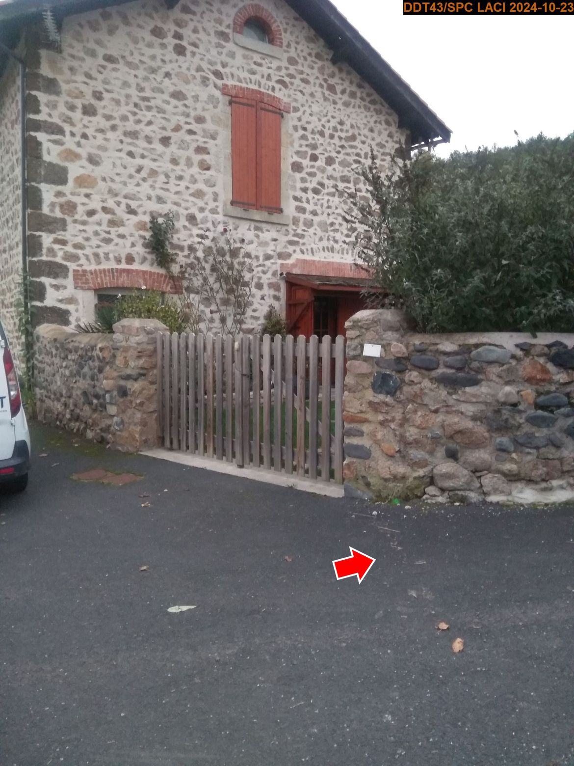 Vue du repère, en 2024